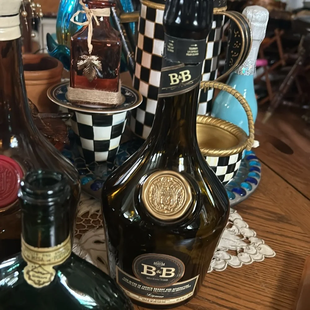 Vintage Glass Liquor & Wine Decanters